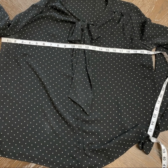 Zara Basic black polka dot top - Picture 14 of 15
